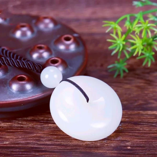 Hetian Jade  Necklace-Bring Peace and Tranquility - Image 2