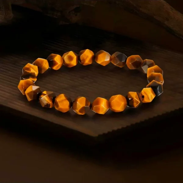 Gold Tiger Eye Bracelet - Power & Prosperity - Image 2