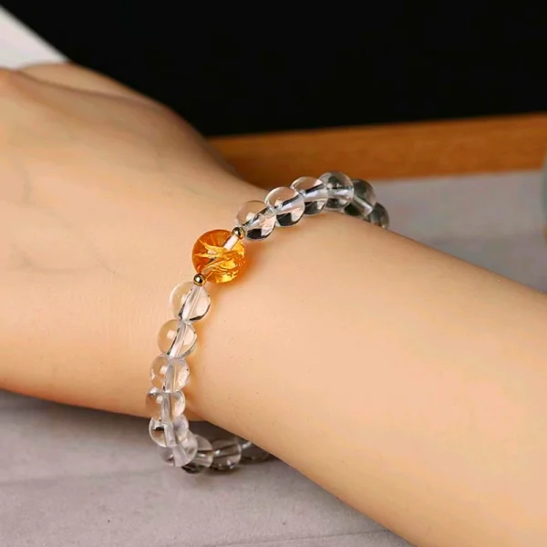 Natural white Crystal bracelet-Strong magnetic field brings good luck - Image 4