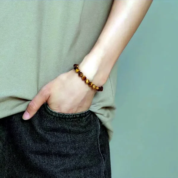 Gold Tiger Eye Bracelet - Power & Prosperity - Image 4