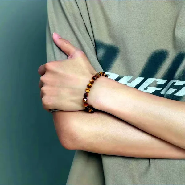 Gold Tiger Eye Bracelet - Power & Prosperity - Image 5