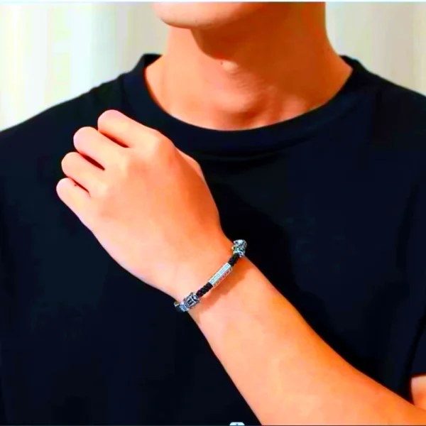 Double Pixiu protection-Prayer wheel rope Bracelet-Protect yourself and be transported - Image 5