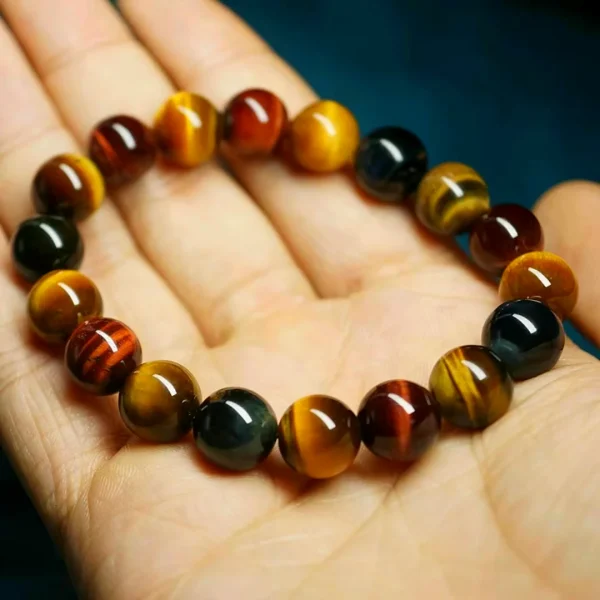Gold Tiger Eye FengShui Bracelet - Attract Power & Prosperity - Image 4