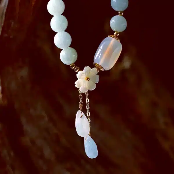 Pure White Jadeite Bracelet-Bring Love and Good Luck - Image 3