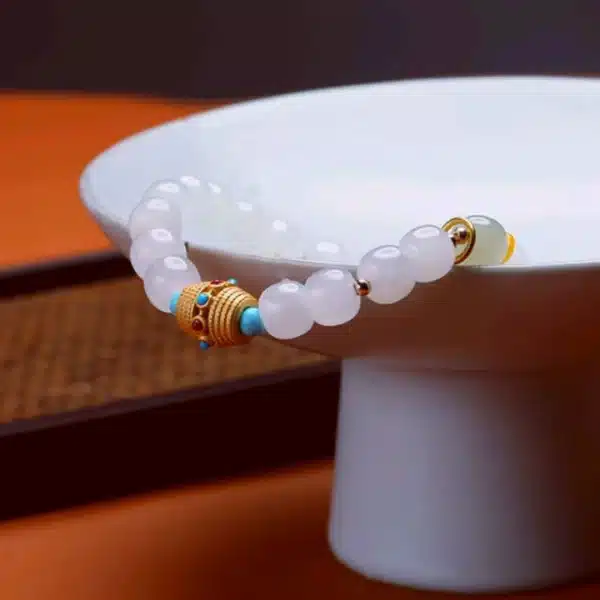 Little elephant  Hetian Jade Bracelet-Bring Wealth and Energy - Image 4