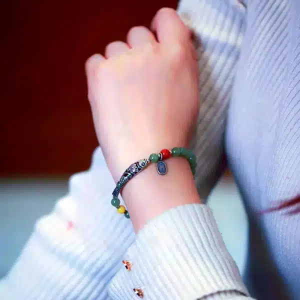 Silverfish  Hetian Jade Bracelet-Bring Happiness and Good Luck - Image 5