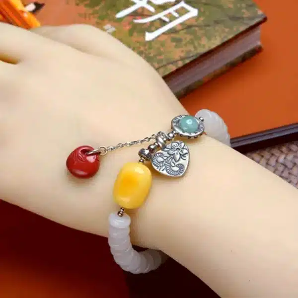 Mixed style  Hetian Jade Bracelet-Bring Protection and Energy - Image 2