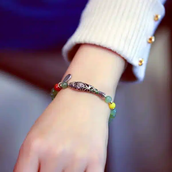 Silverfish  Hetian Jade Bracelet-Bring Happiness and Good Luck - Image 6