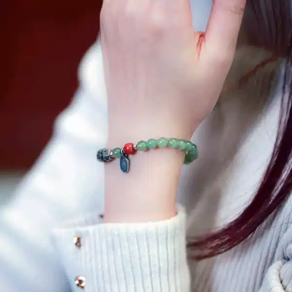 Silverfish  Hetian Jade Bracelet-Bring Happiness and Good Luck - Image 4