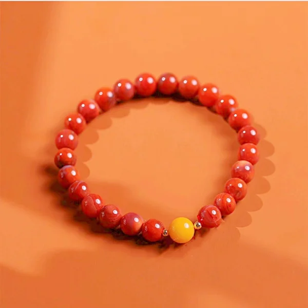 Southern Red Agate Bracelet-Brings Good Luck and Peace - Image 3