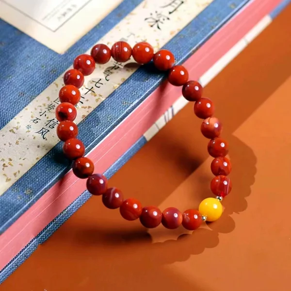 Southern Red Agate Bracelet-Brings Good Luck and Peace - Image 2