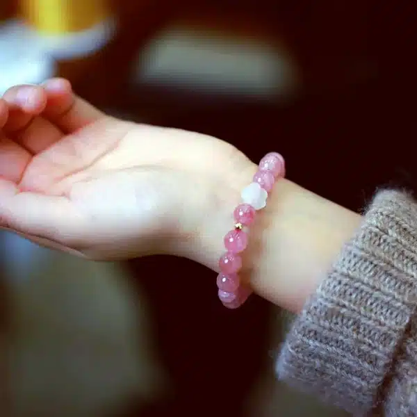 Pink Love Crystal Bracelet -Bring Happiness and Love - Image 5