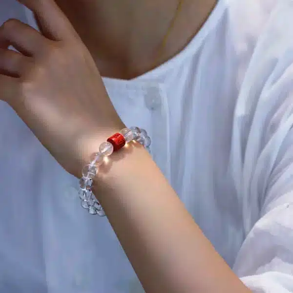 Six-character motto Crystal Bracelet -Bring Protection and Energy - Image 4