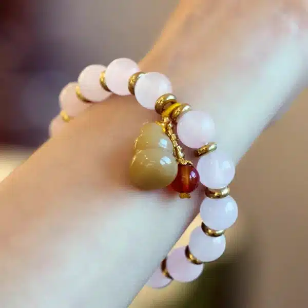 Strawberry Crystal Bracelet-Bring Happiness and Good Luck - Image 5