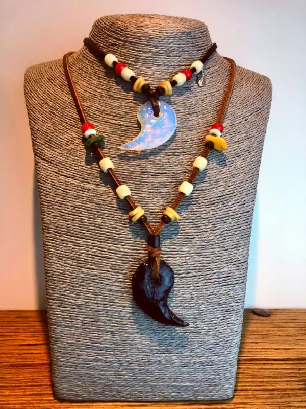 an amage of Yin Yang Magatama Necklace