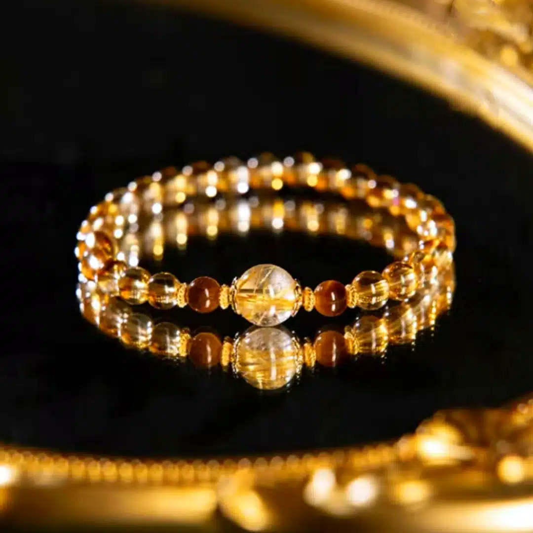 an amage of Citrine Tiger Eye Bracelet