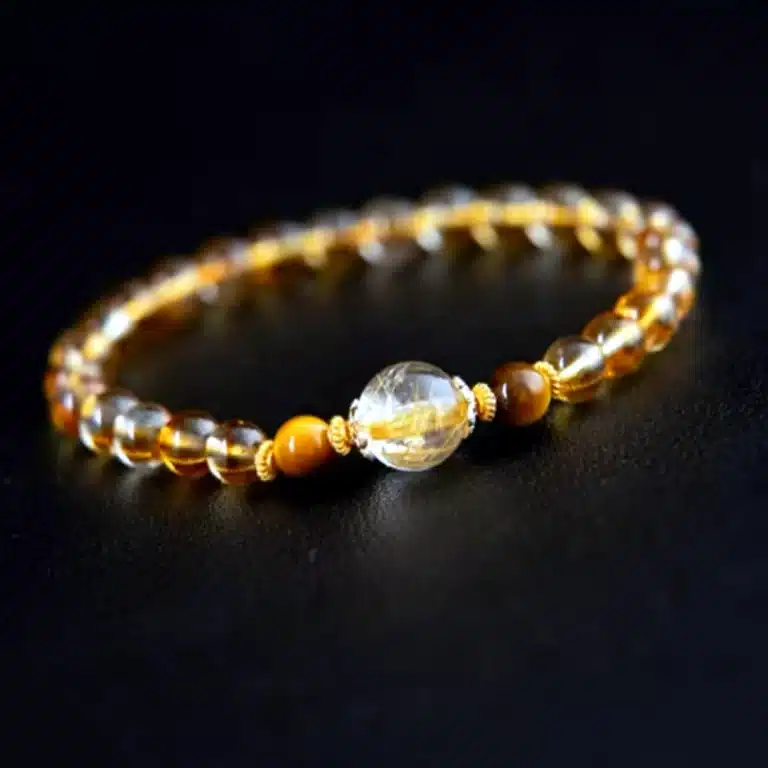 an amage of Citrine Tiger Eye Bracelet