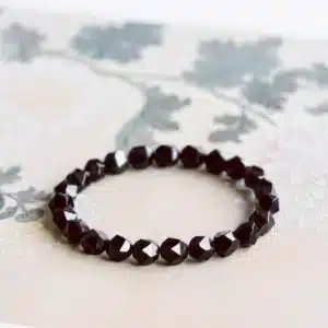 an amage of Faceted Obsidian Bracelet