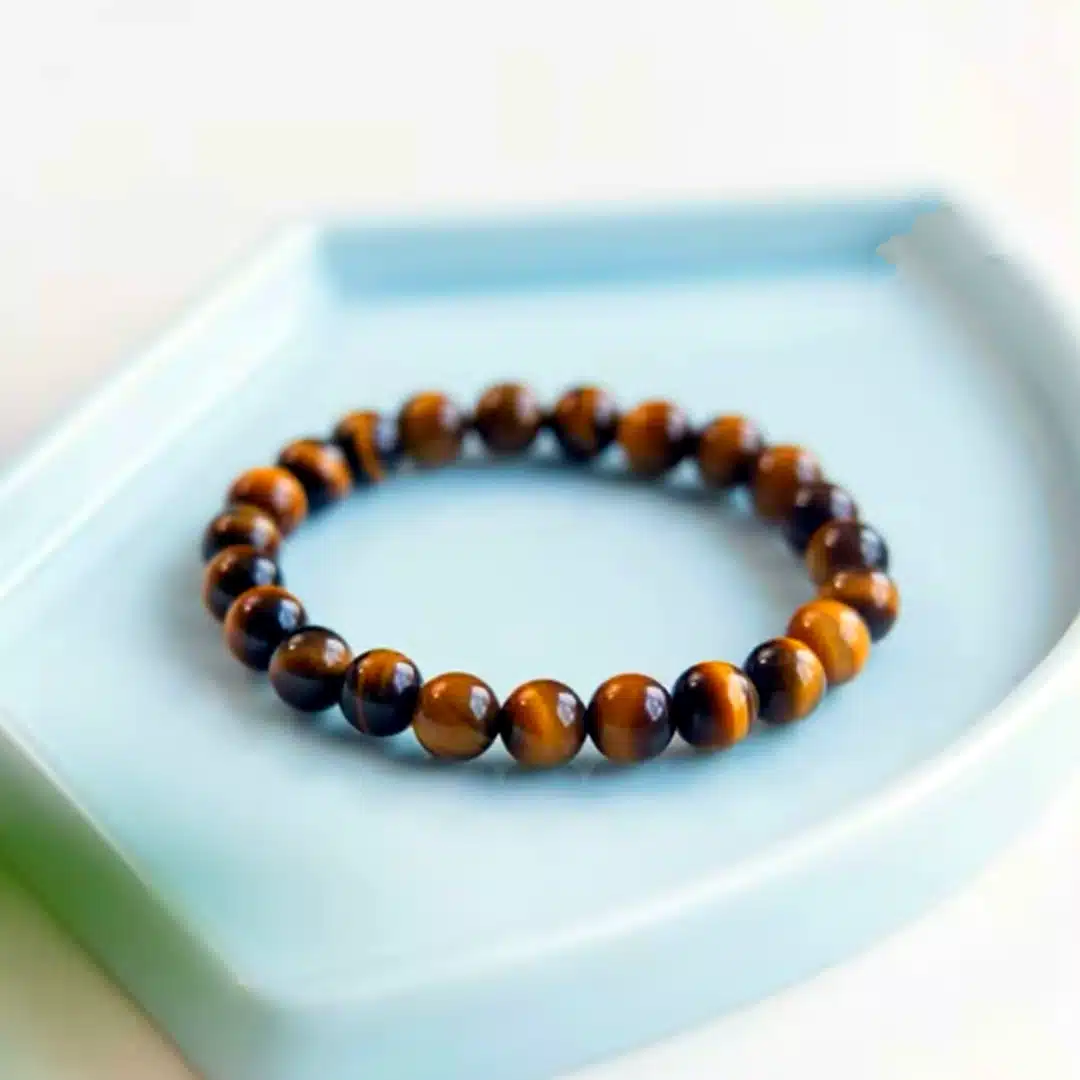 an amage of Simple tiger eye stone bracelet
