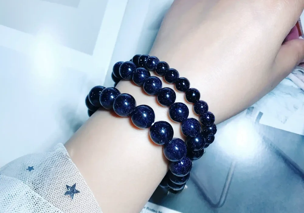 Blue Sandstone Bracelet